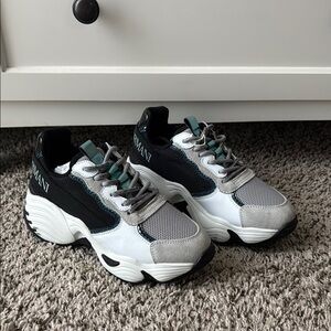 Armani Black and White Sneakers